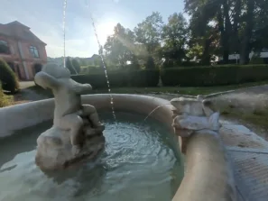 Jakobusweg Eichstättem fontána katolická univerzita