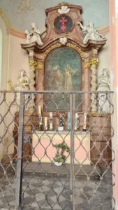 Chlum Sv Máří ambity oltář Svatých tří králů