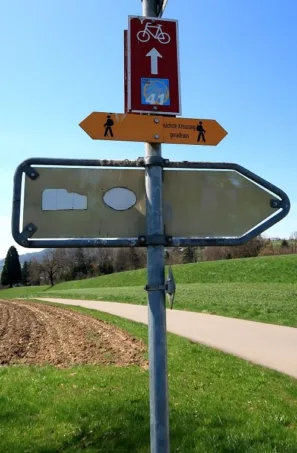 Značka via jacobi cyklisté