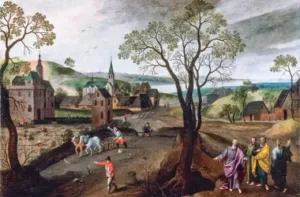 Montfaucon-en-Velay Notre Dame vlámský obraz