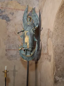 Le Puy en Velay La chapelle St-Michel-ďAiguilhe Sv. Michal