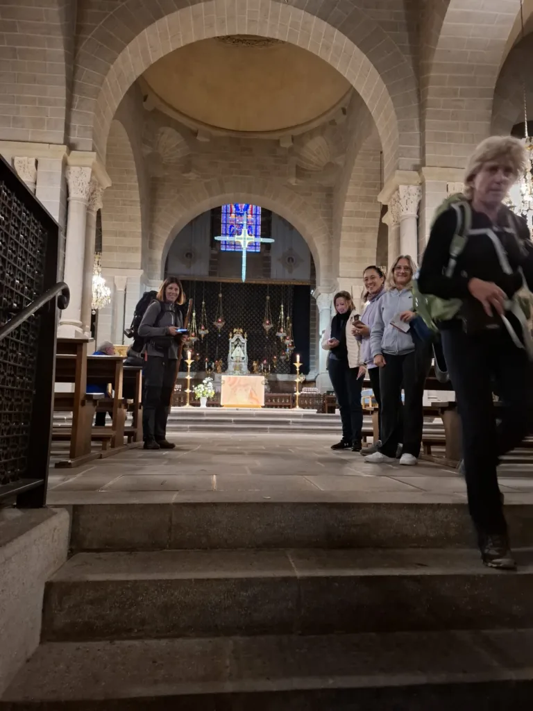 katedrála La Puy en Velay schodiště odchod