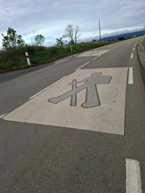 Le Puy en Velay pozor na chodce