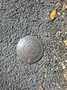 Značka Svatojakubská cesta Estaing