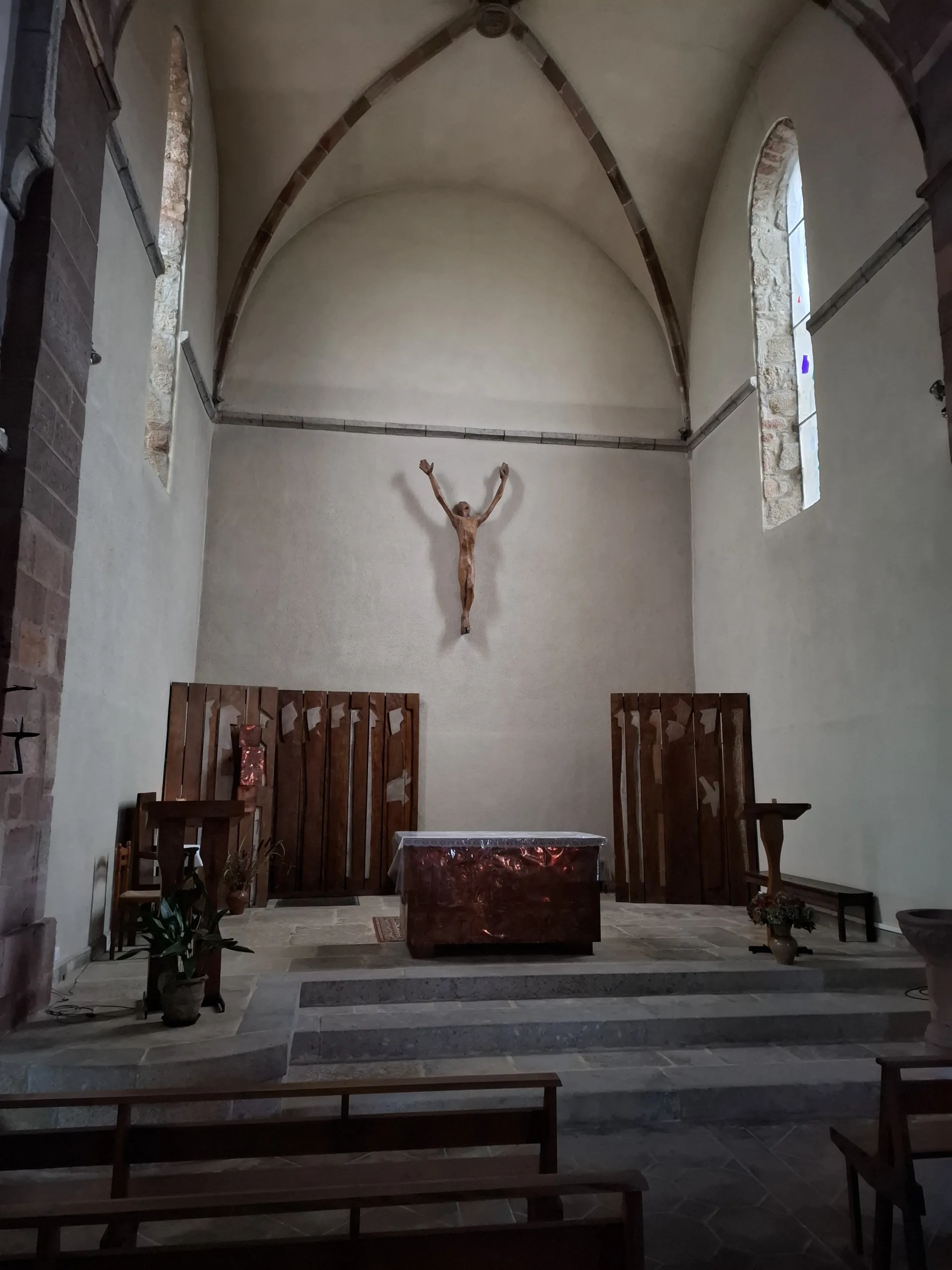 Campuac kostel interier