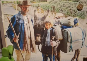 Noailhac- s oslíkem do Santiaga de Compostela