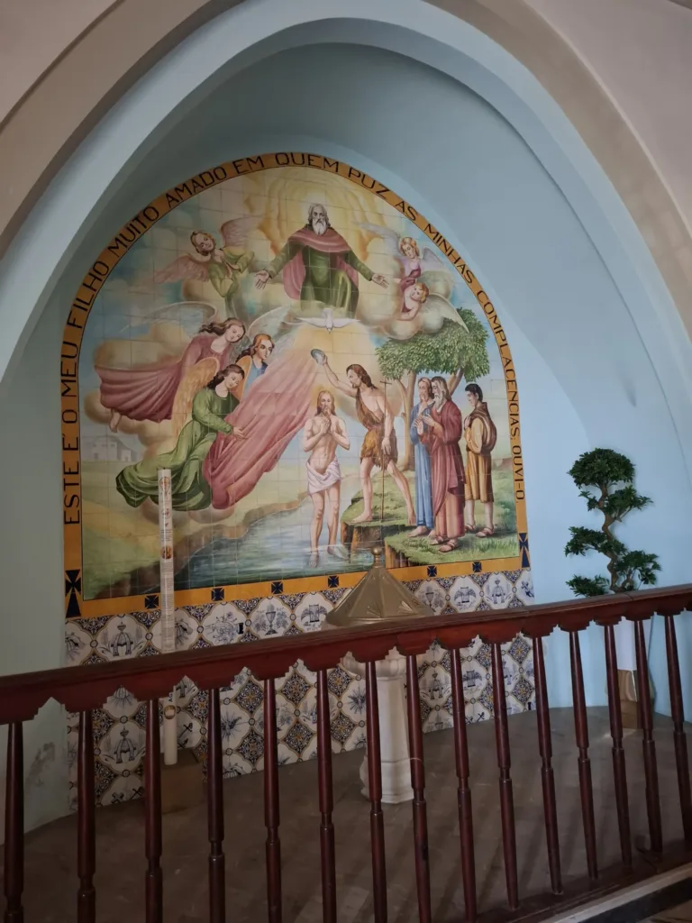 Aguacadoura moderní azujelos nový kostel