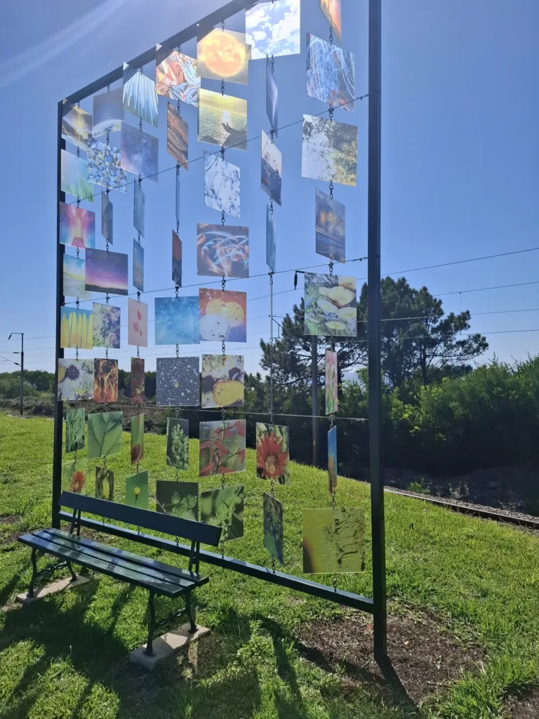 Vila Praia de Âncora zátiší s lavičkou