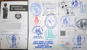 Camino Portugues kredenciál