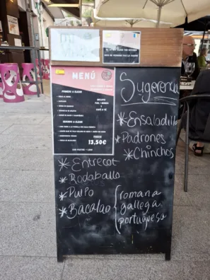 Don Vinarius Redondela menu de día