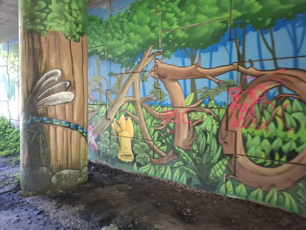 Pontevedra příchod mural