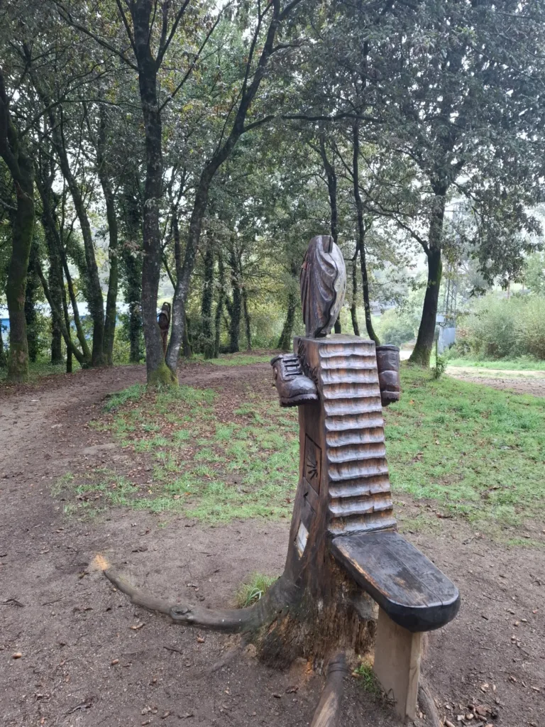 před Caldas de reis sedátko s drbátkem