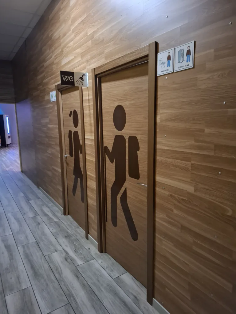 albergue A QUEIMADA Exclusivo Peregrinos toalety