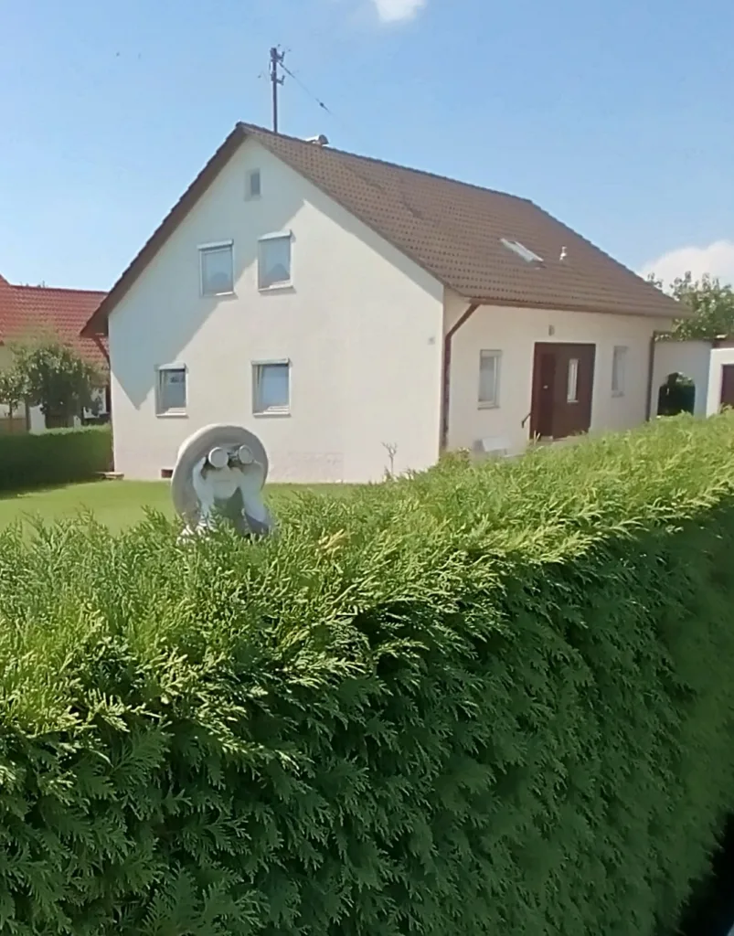 Holzen sousedka v plotě