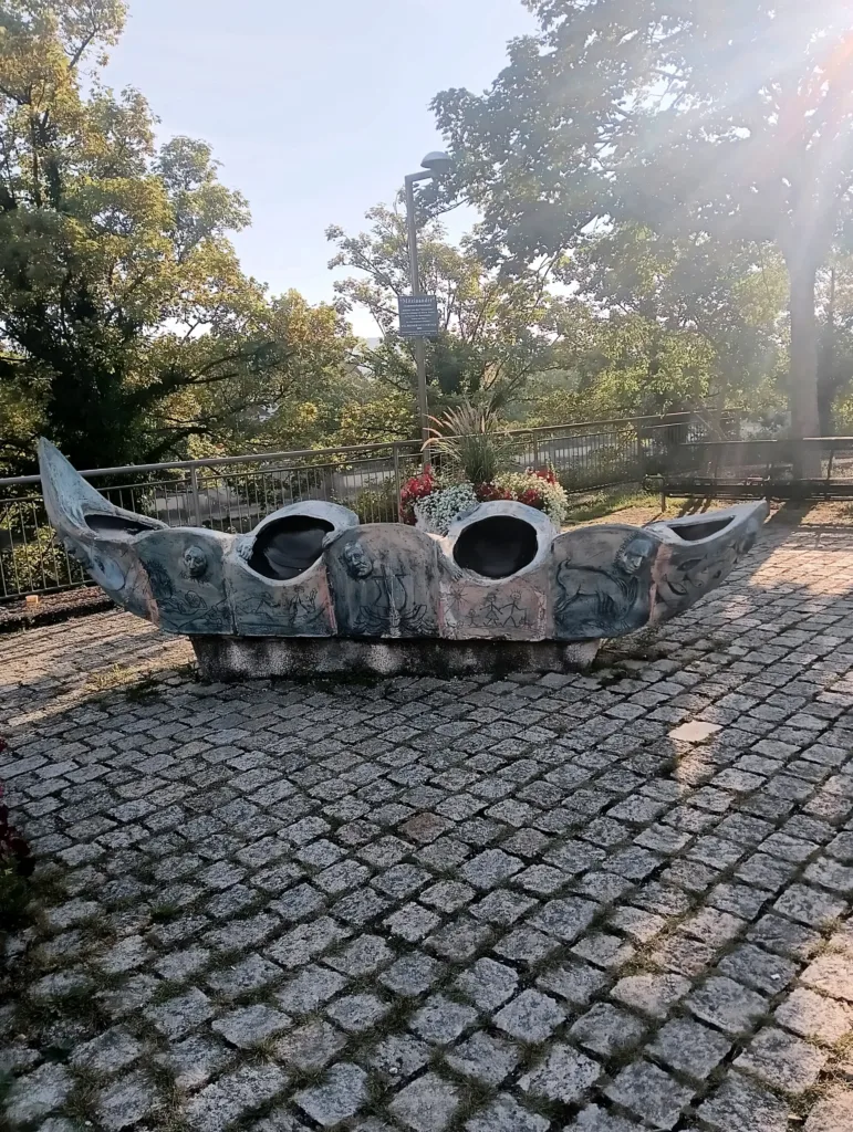 Kelheim umění na břehu