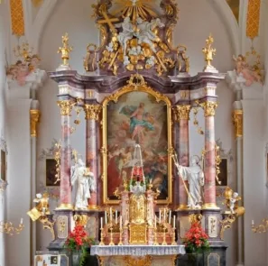 Oberschönenfeld kostel oltář