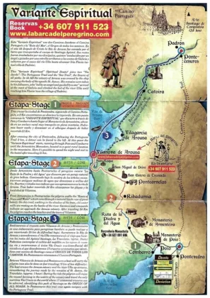 camino spiritual mapa