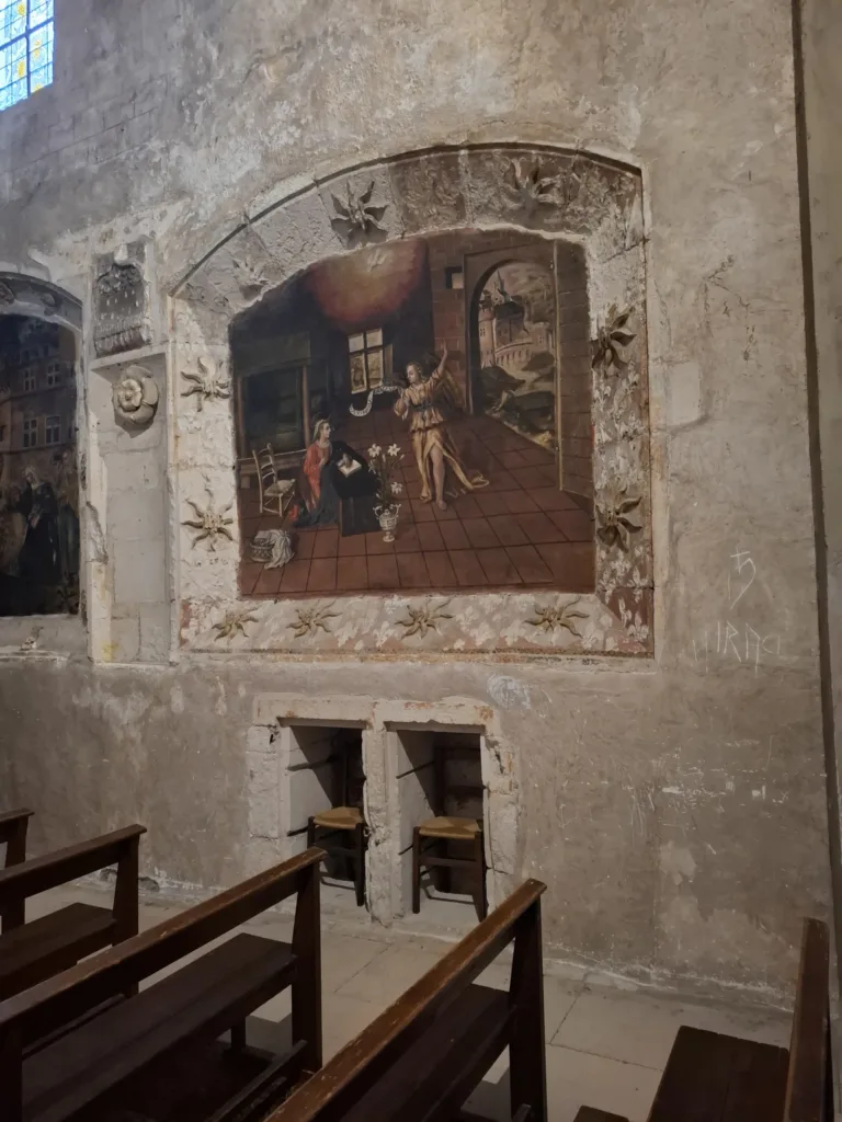 Cahors katedrála obraz zvěstování