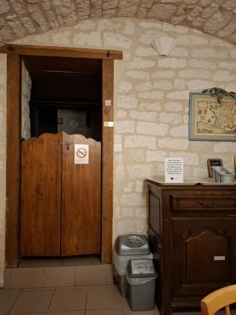 Gîte d’étape communal Le Nid des Anges kuchyň