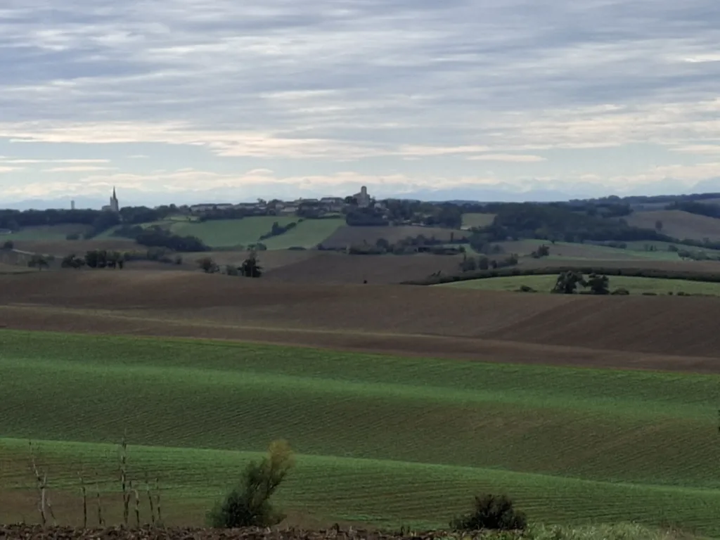 Miradoux gaskoňská krajina