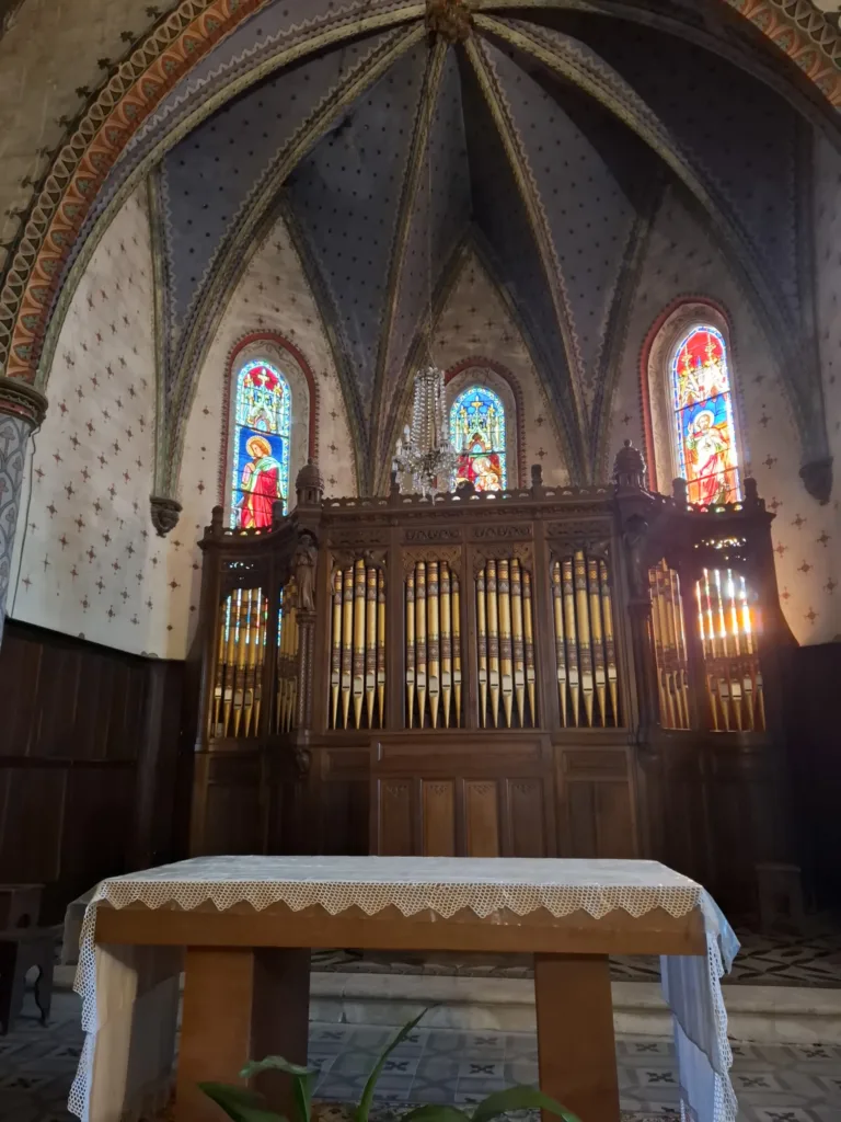 Kostel paroissiale Notre-Dame-du-Rosaire Marsolan varhany