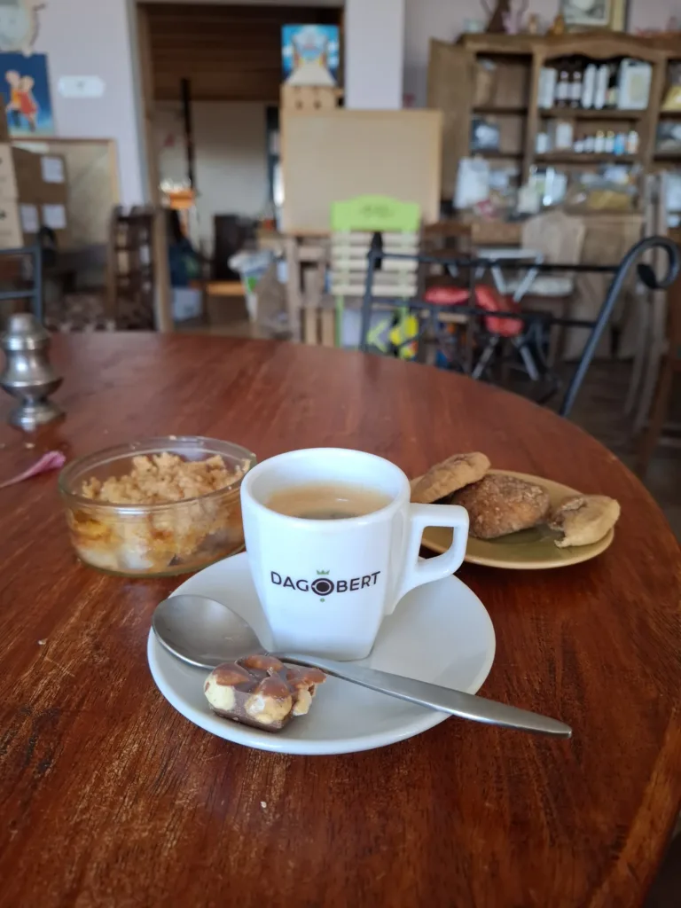 Salon de thé u Nathalie espreso a fíky