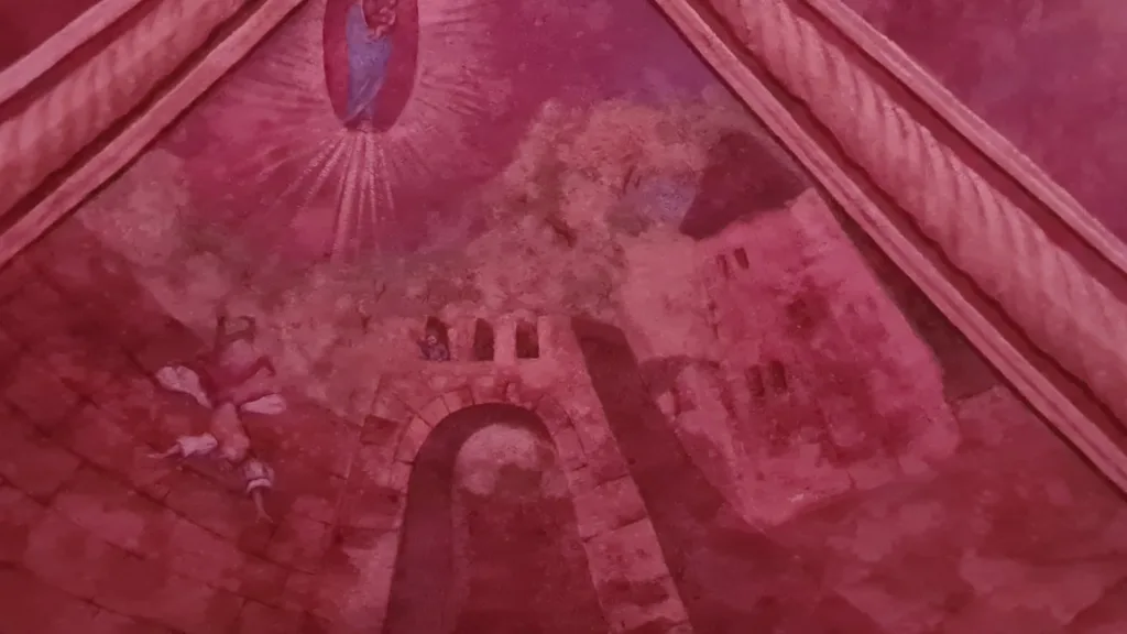 Svatá Hora Příbram zázrak záchrana při pádu z hradeb