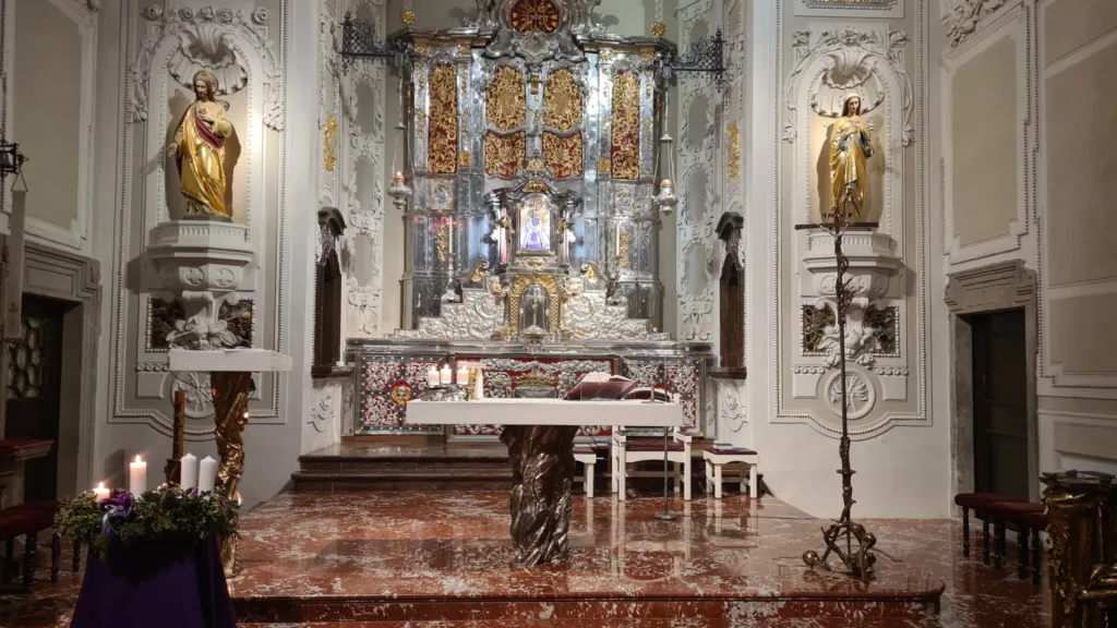 Svatá hora Příbram stříbrný oltář