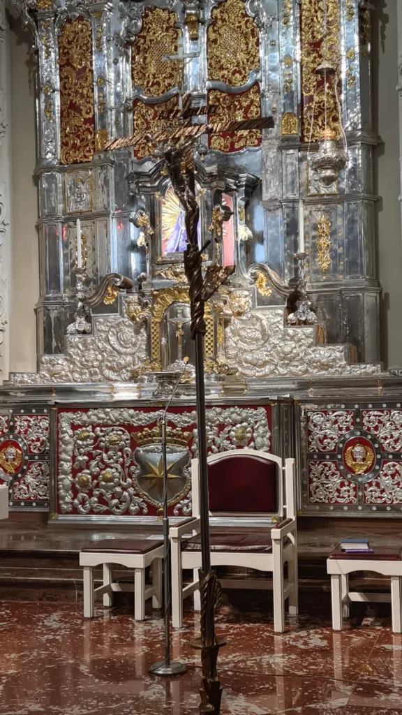 Svatá hora Příbram stříbrný oltář