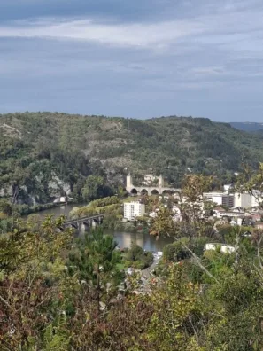 Cahors pohled na město