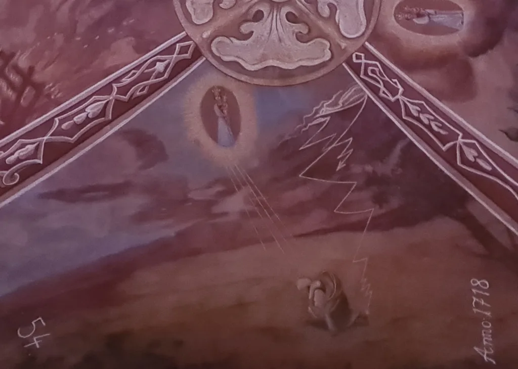 Svatá Hora Příbram zázrak záchrana před zásahenm bleskem