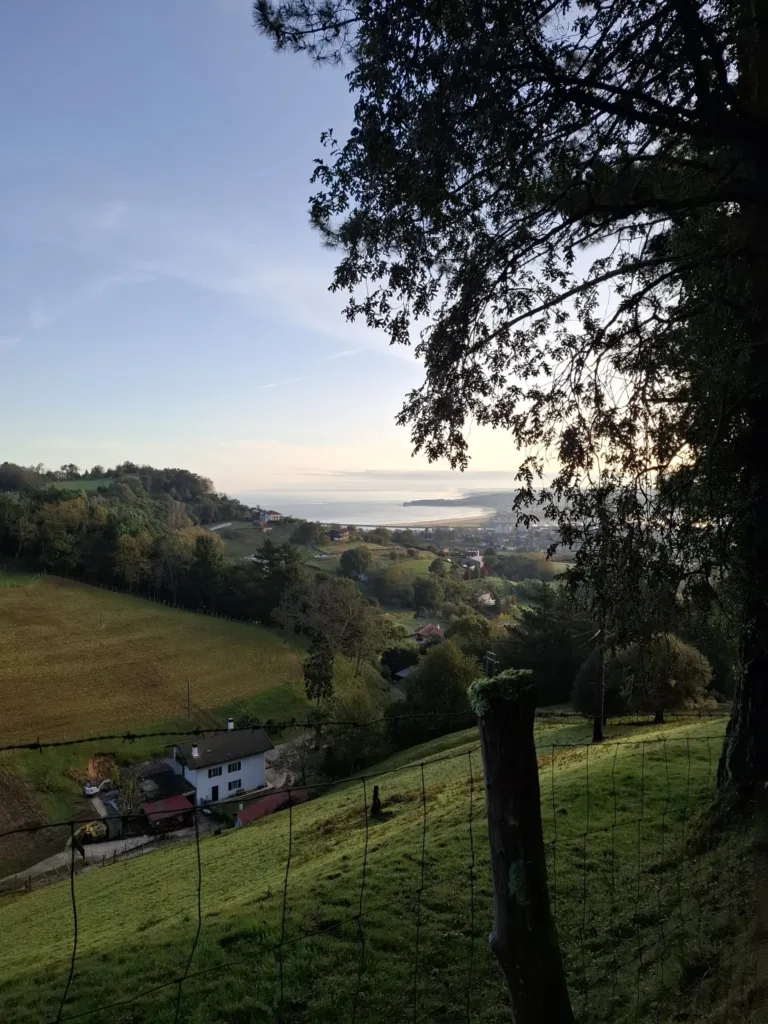 Irún Jaizkibel cvýhled na záliv