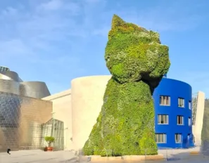 Museo Guggenheim Bilbao květinový pes