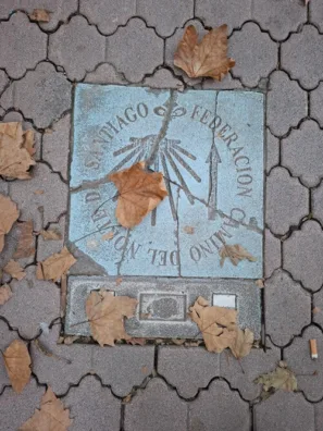 Santander svatojakubská cesta značka 