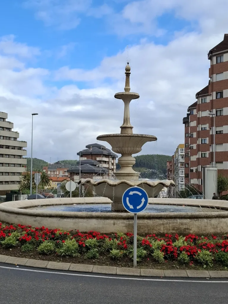 Aviles fontána na krukáči