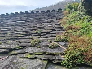 Břidlicová střecha zahrádka