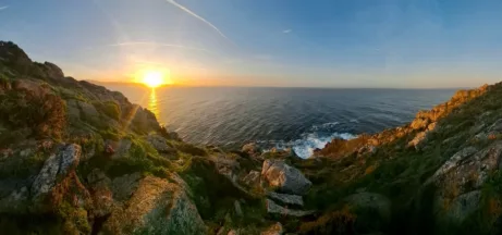 Capo finesterra východ slunce