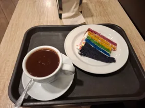 Duhový dort Santiago de Compostela