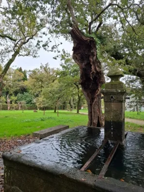 Fontánka na cestě ze Santiaga de Compostela