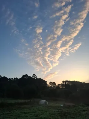 Gándara východ slunce