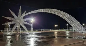 Gijon vánoční hvězda