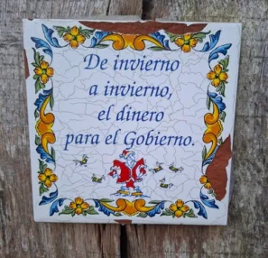 Kámen úrazu nápis Sobrado