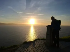 Patník číslo nula Capo de Fisterra